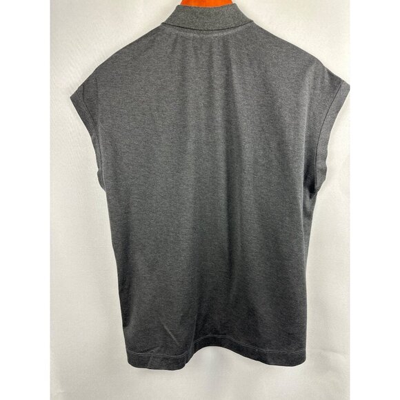 Women’s Brunello Cucinelli Sleeveless Gray Polo Size Sm Monili detail - Picture 4 of 7